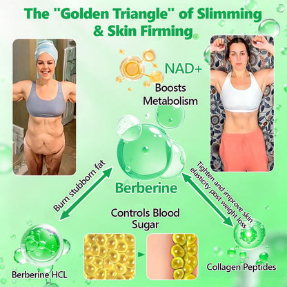 Glowylo® Berberine Slimming Microneedle Patch | 10-in-1 Weight Management Support
