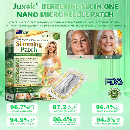 Glowylo® Berberine Slimming Microneedle Patch | 10-in-1 Weight Management Support