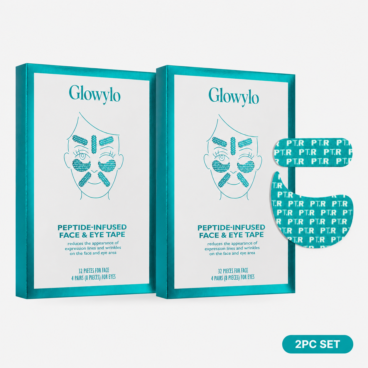 Peptide-Infused Face & Eye Tape