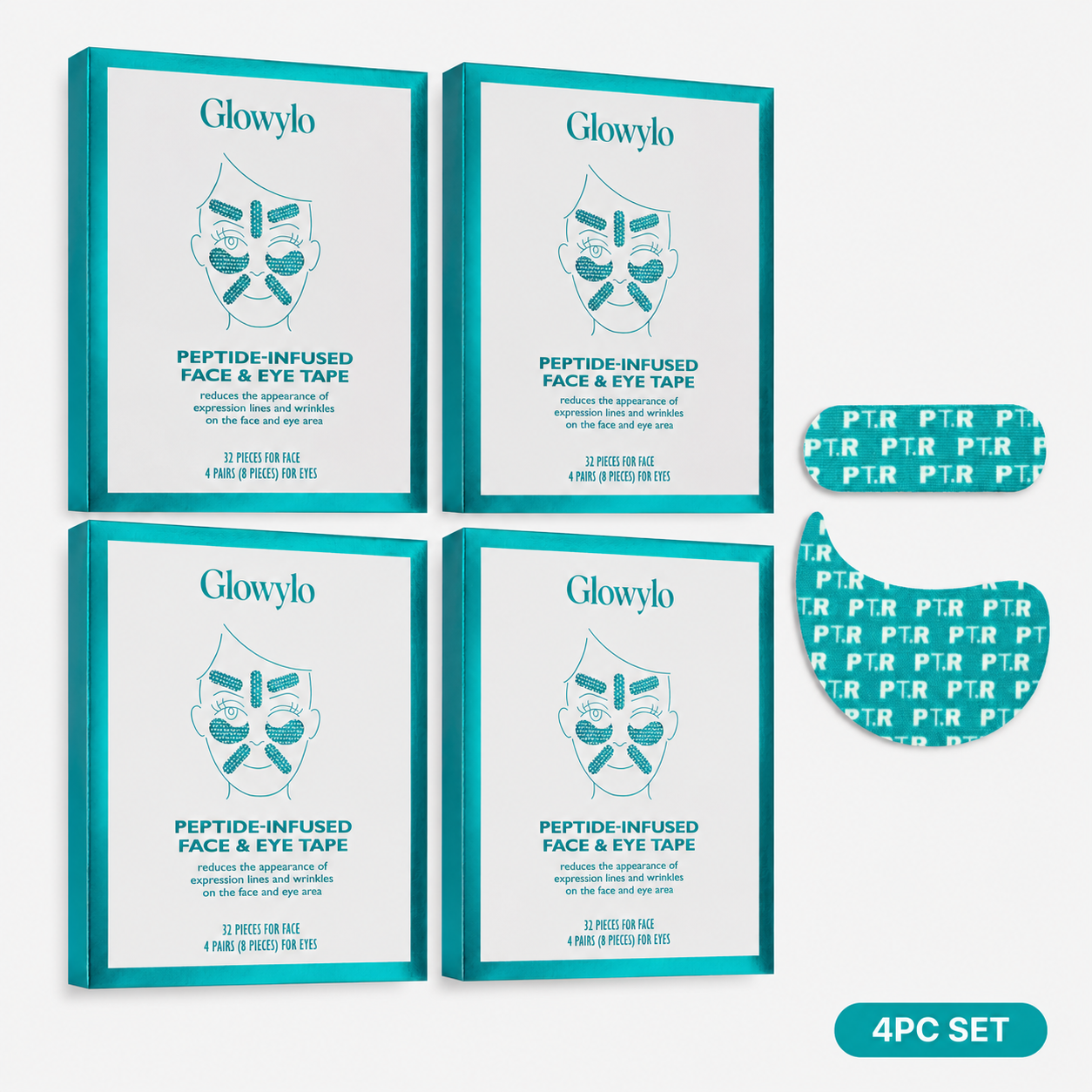 Peptide-Infused Face & Eye Tape