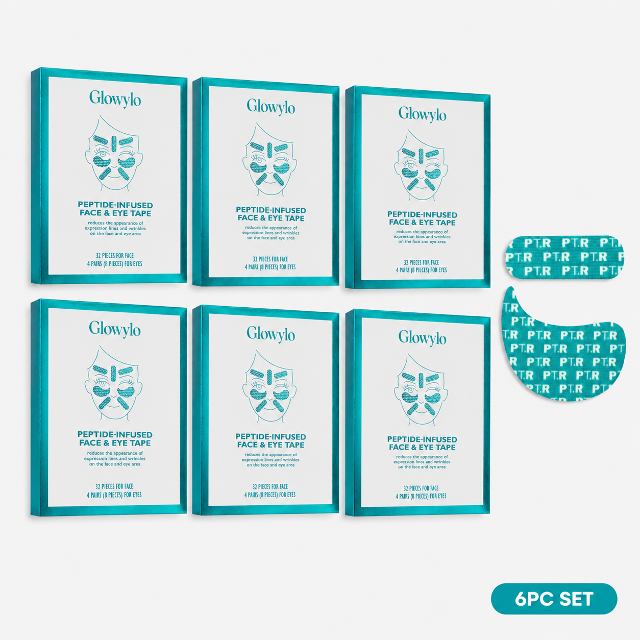 Peptide-Infused Face & Eye Tape