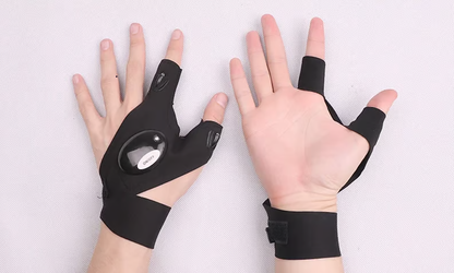 LED flashlight waterproof gloves