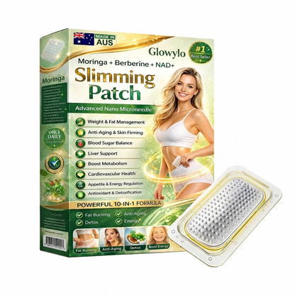Glowylo® Berberine Slimming Microneedle Patch | 10-in-1 Weight Management Support